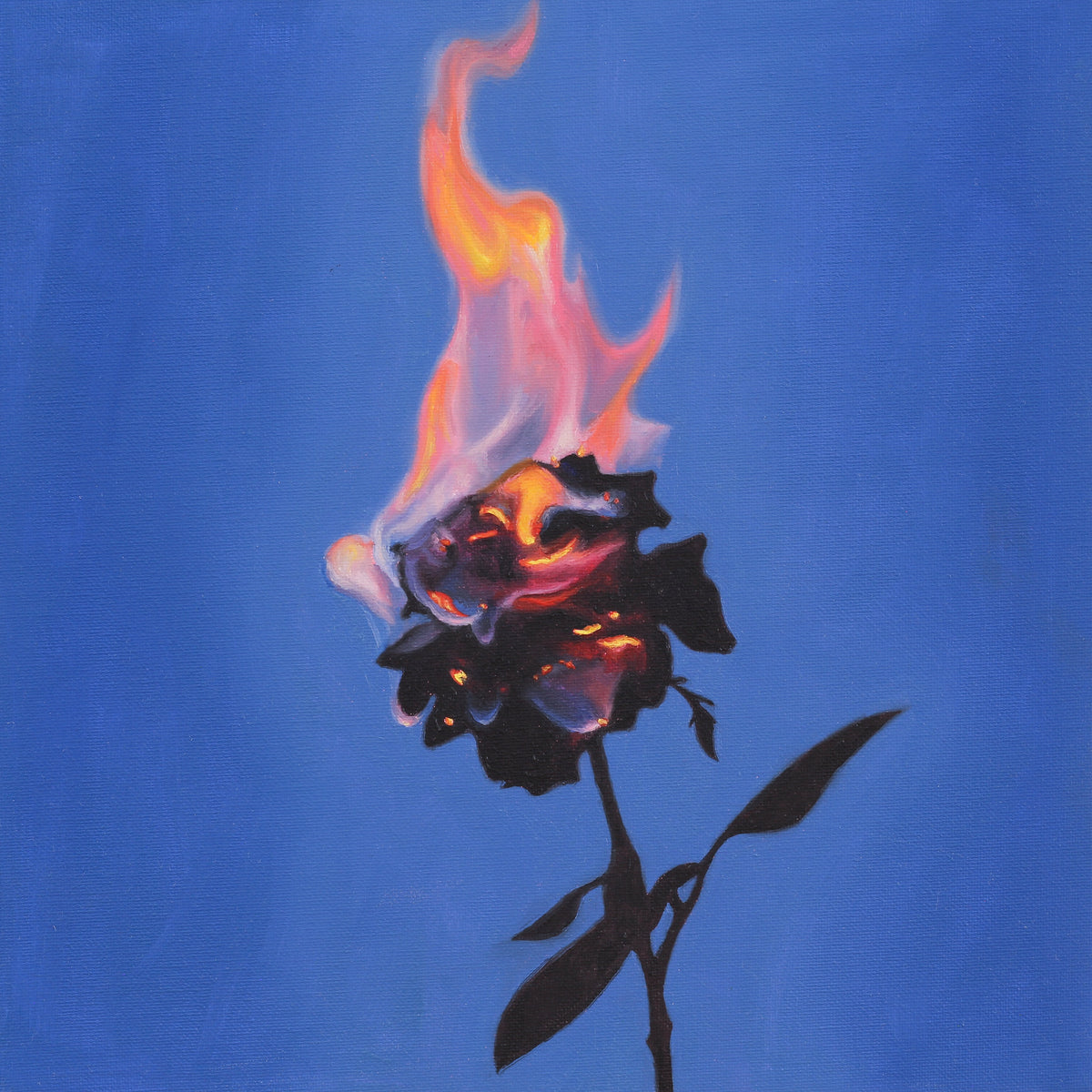 “Last Bloom” Original Oil Painting