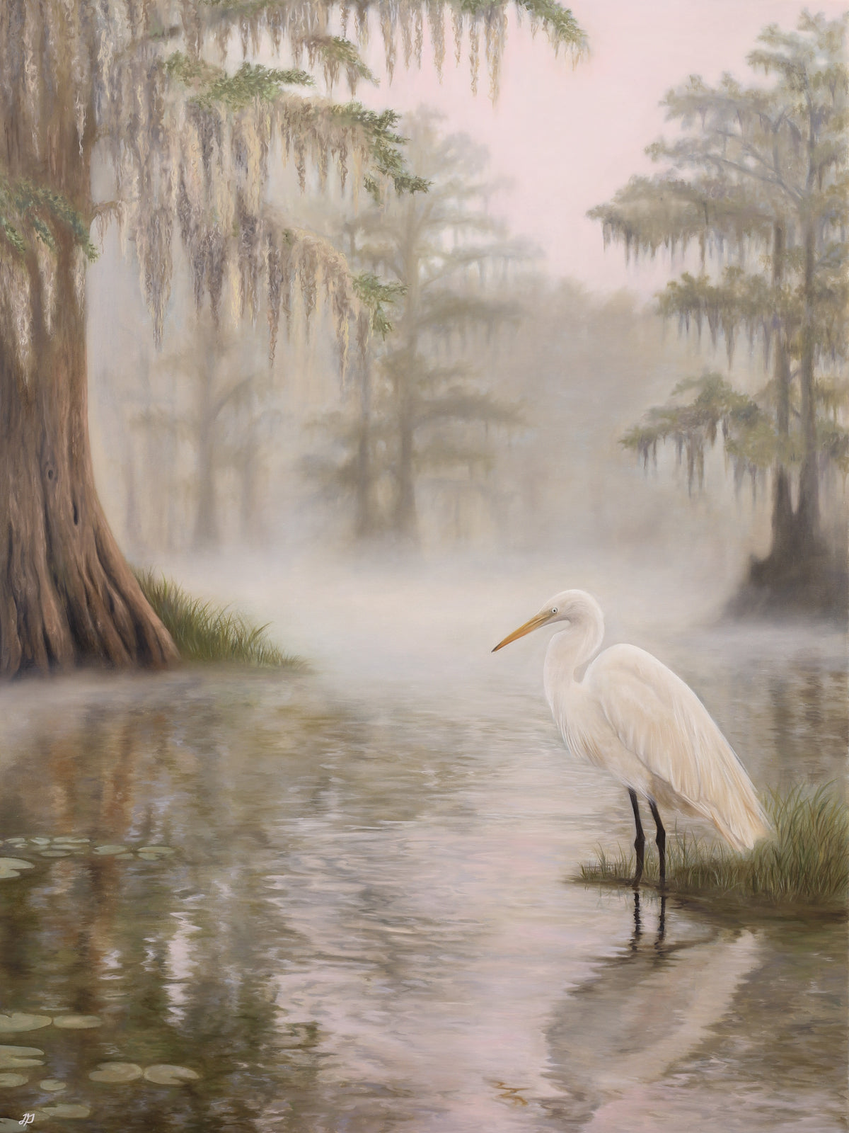 “Cypress Morning” Original Oil Painting