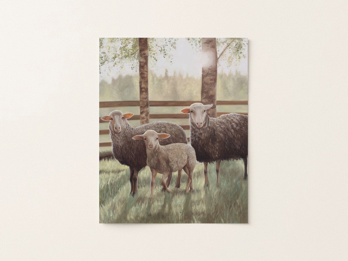 "The Quiet Three" Art Print
