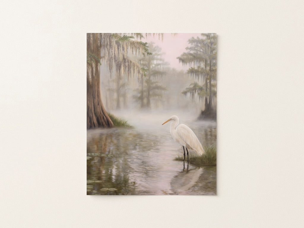 "Cypress Morning" Art Print
