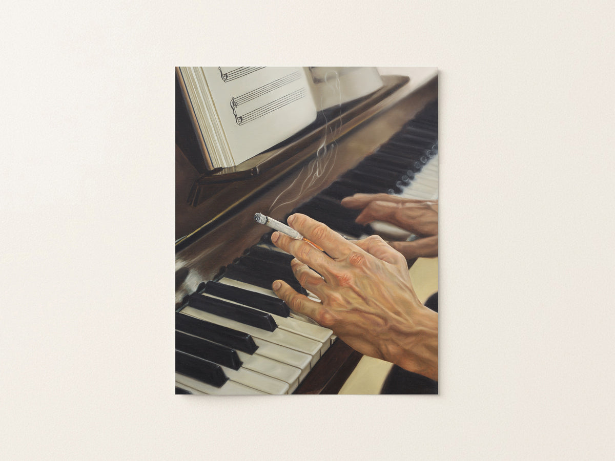 "Piano Man" Art Print